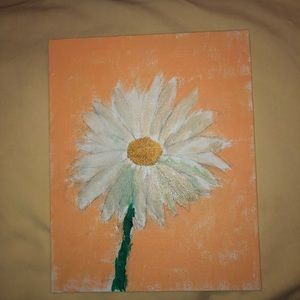 White flower painting